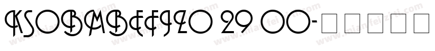 KSOBMBEFJZ0 29 00字体转换